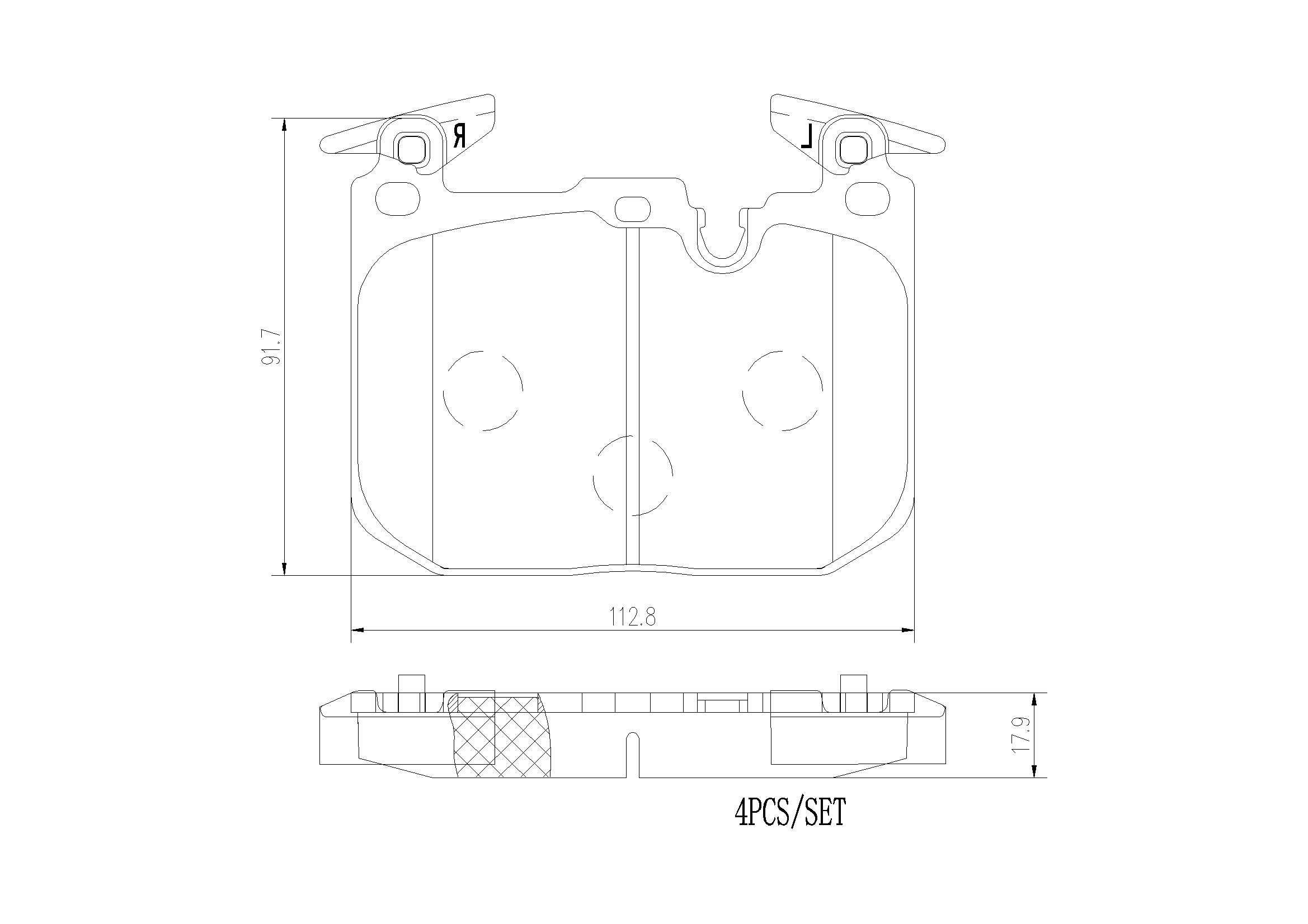 BMW Disc Brake Pad Set - Front (Ceramic) 34116878882 - Brembo P06096N